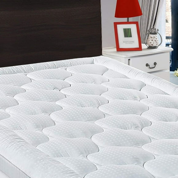 SOPAT Twin XL Mattress Pad Pillow Top Plush Mattress Topper Reversible Quilted Fitted Mattress Cover with 8-21”Deep Pocket SOPAT Twin XL Mattress Pad Pillow Top Plush Mattress Topper Reversible Quilted Fitted Mattress Cover with 8-21”Deep Pocket
